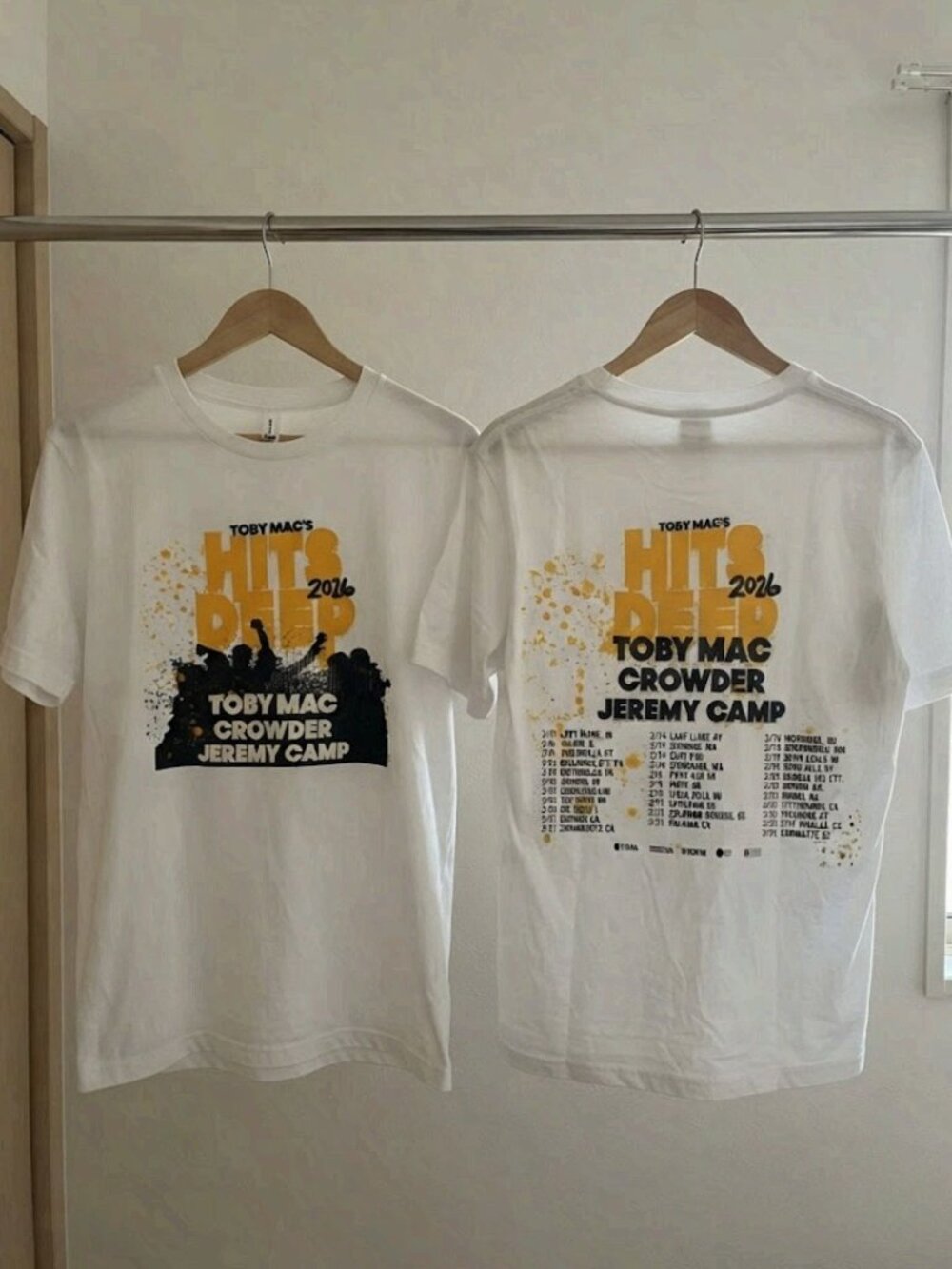 TobyMac Hits Deep Tour 2026 Concert T-Shirt Reprint